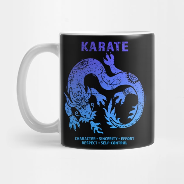 Karate Martial Arts Dragon by Pine Hill Goods